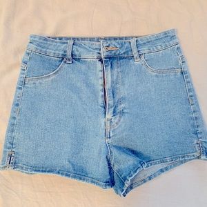 H & M high waisted Jean shorts. Size 2